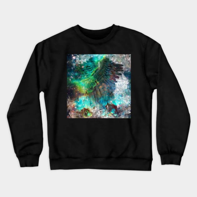 Angel Wings Crewneck Sweatshirt by rolffimages